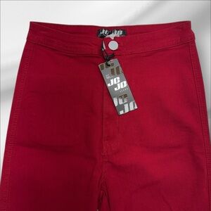 JC JQ JEANS Women’s Large Burgundy Red JEGGING